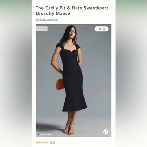 Cecily Fit & Flare midi